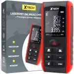 Laser kaugusm&otilde;&otilde;tja LCD ja nurkam&otilde;&otilde;tjaga XTECH