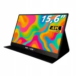 15,6" 4K 3840x2160 USB-C Pro-View IPS kaasaskantav monitor koos kaanega