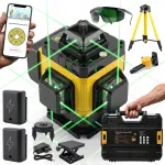 LASER 360 4D 16-liiniline laser koos statiiv, karbi ja rakendusega