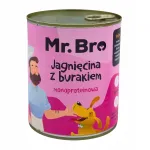 MR. BRO konserveeritud koeratoit lambalihaga (94 %) ja peediga, 800 g