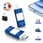 USB m&auml;lupulk 128GB, Lightning, USB-C, USB 3.0, iPhone ja Androidile