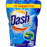 DASH Alpen Frische pesukapslid, 60 tk, doypack pakend