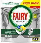 Fairy Platinum All In One sidruniga n&otilde;udepesukapslid, 96 tk