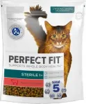 FOOD PERFECT FIT Beef Sterile 1+ kuivtoit kassidele, veisehakkliha, 750 g + 250 g kingitus