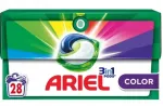 Pesukapslid Ariel 3in1 v&auml;rvilistele kangastele, 28 tk