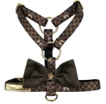 Loomade rakmete kaitse KYLIE Bow Monogram, pruun, 15 mm