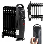 Elektriline &otilde;liradiaator, 700 W, 7 sektsiooniga, termostaadiga