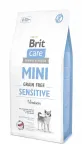BRIT CARE Mini Grain-Free Sensitive koeratoit p&otilde;draliha ja teraviljavaba, 7 kg