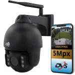 DVS juhtmevaba WiFi IP-kaamera 5 Mpx, heli, inimtuvastus ja j&auml;lgimine