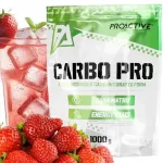 S&uuml;sivesikute ja mineraalide segu Proactive Carbo Pro 1 kg, maasika maitsega