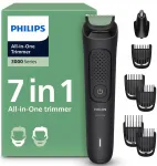 Juhtmevaba habeme- ja juukseraseerija-trimmer PHILIPS kotiga