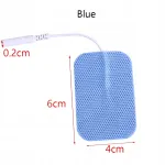 TENS/EMS spetsiifilised sinised geelelektroodid, 4 tk