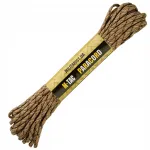 M-Tac Paracord 550 Type III k&ouml;is, 15 m, liivakuv&auml;rvusega militaarcamouflage