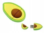 USB m&auml;lupulk ripatsuga, avokaado kujundus, 32 GB