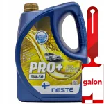 Mootori&otilde;li NESTE Pro+ 0W30, 4 l, s&uuml;nteetiline, Volvo A5/B5