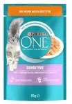 PURINA ONE SENSITIVE niiske kassitoit kanaliha ja porganditega kastmes