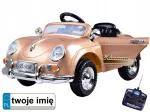 Laste elektriauto PA0057M, retrostiilis, 2 mootorit, 12V, lakitud