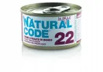 Kassidele Natural Code Cat 22 tuunikala ja veiselihamaksa, 85 g