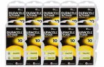 DURACELL 10 PR70 tsink-&otilde;hk kuuldeaparaadi patareid, 60 tk