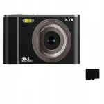Digitaalne kaamera INF 2,7K 48MP 1080P, 16x suum, 32GB m&auml;lukaart