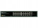 PoE v&otilde;rgul&uuml;liti, 16 kaamerale, 2 uplinki, 1 SFP, 250W, Extend režiim
