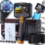 Endoskoopikaamera mootorile, 5 m, Full HD, LCD 4,3", 8 LED
