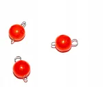 Kamatsu Cheburashka volfram kaalud, punased, 10 g, 3 tk., s&auml;rjele ja ahvenale