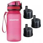 AQUAPHOR CITY 350 ml roosa veefiltriga pudel 3 filtriga