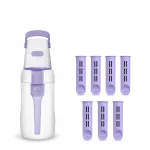 Veeskeemiga pudel Dafi Digital 0,5 l, lavendliv&auml;rvi, 7 filtriga