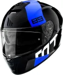 Motomatkuri kiiver MT INTEGRAL BLADE 2 SV 89 B7, must/sinine, XS suurus