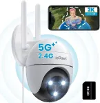 V&auml;line nutikas WiFi IP-kaamera, 2K, 3MP, 4x suum, liikumistuvastus, 32GB