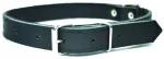 Nahast koera kaelarihm Chaba, must, suurus M, 12-35 cm