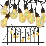 Aia rippvalgusti 5 m, 10 LED E27, v&auml;rviline
