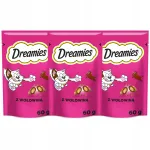 Dreamies kasside maius kreemja veise t&auml;idisega, 3 x 60 g