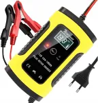 Automaatne kollane autolaadija LCD-ekraaniga