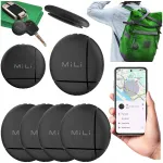 GPS j&auml;lgija MiLi LiTag 4x, Bluetooth, sobib Androidile, kaelarihmale, kohvrile, v&otilde;tmetele ja seljakotile