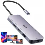 USB-C &uuml;hendusjaam FUJITSU, 2x HDMI, PD, kahe monitori tugi