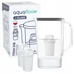 AquaFloow J-CLASS 2,5 l must veefiltri kann kolme filtriga