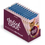 M&auml;rg kassitoit DELICKCIOUS l&otilde;he ja austrikarbi kastmes, 12 x 85 g