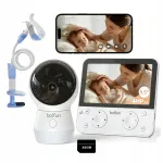Videolahendus beebimonitori WiFi, 5.5", &ouml;&ouml;n&auml;gemine, 360&deg; vaade, rakenduse juhtimine