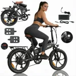 Kokkupandav elektrijalgratas PVY Z20 MAX, 250W, 36V, 25,6Ah, 25 km/h, 200 km, 20" EL