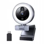 Veebikaamera UGREEN CM910, 2K, 30 FPS, USB, LED valgustuse ja mikrofoniga