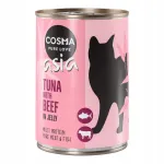 COSMA Asia m&auml;rg kassitoit tuuni ja veiseliha želees, 400 g