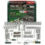 T&ouml;&ouml;riistakomplekt 108 tk 1/4" 1/2" Xi-on Cr-V (kuuskant) (4-32 mm)