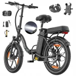 Elektriline jalgratas WITAMBIKE 250W, 16Ah, Shimano, must, 100 km