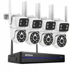 Videovaatluse s&uuml;steem ANNKE 4MP PT WiFi &ouml;&ouml;n&auml;gemise ja kahepoolse heliga