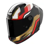 Motojalgratturi kiiver NOLAN X-804 RS ULTRA CARBON PIEGA 367 kuldne/punane/metallhall
