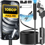 5M LED USB-C 3in1 endoskoopiline kontrollkaamera, IP67, Androidile ja arvutile