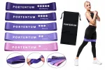 Kummist mini rihmade komplekt, 5 tk, fitnessiks ja pilatesele