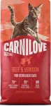 Kuivtoit steriliseeritud kassidele CARNILOVE Active veise- ja hirvelihaga, 6 kg